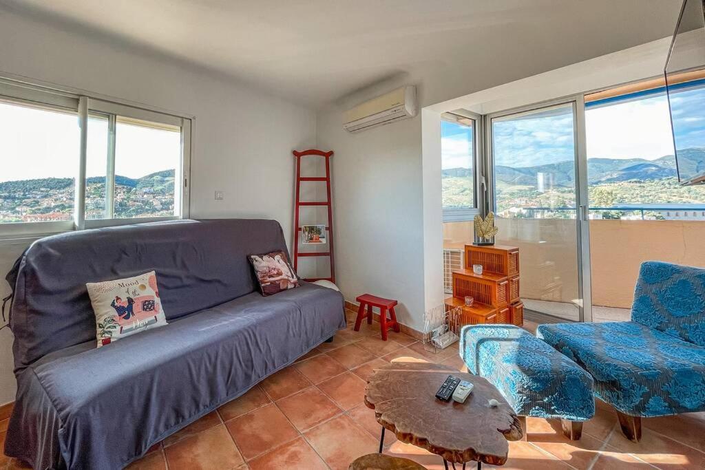 Attique A Banyuls - Vue Mer Et Montagne Exterior photo