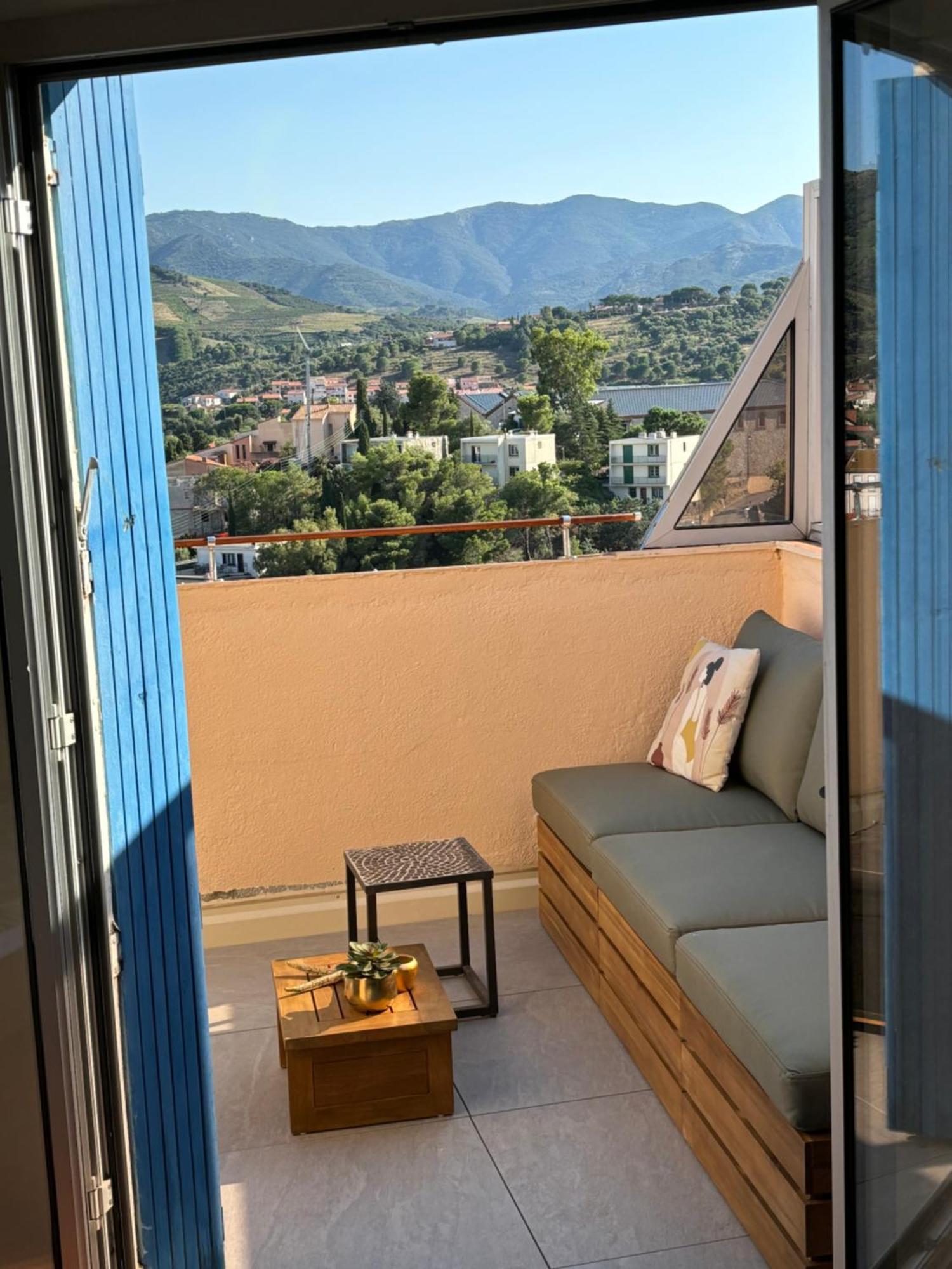 Attique A Banyuls - Vue Mer Et Montagne Exterior photo